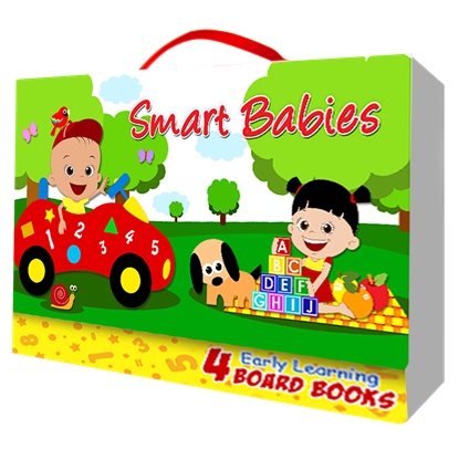 Picture of Smart Babies Early Learning Board Books with Carry Case